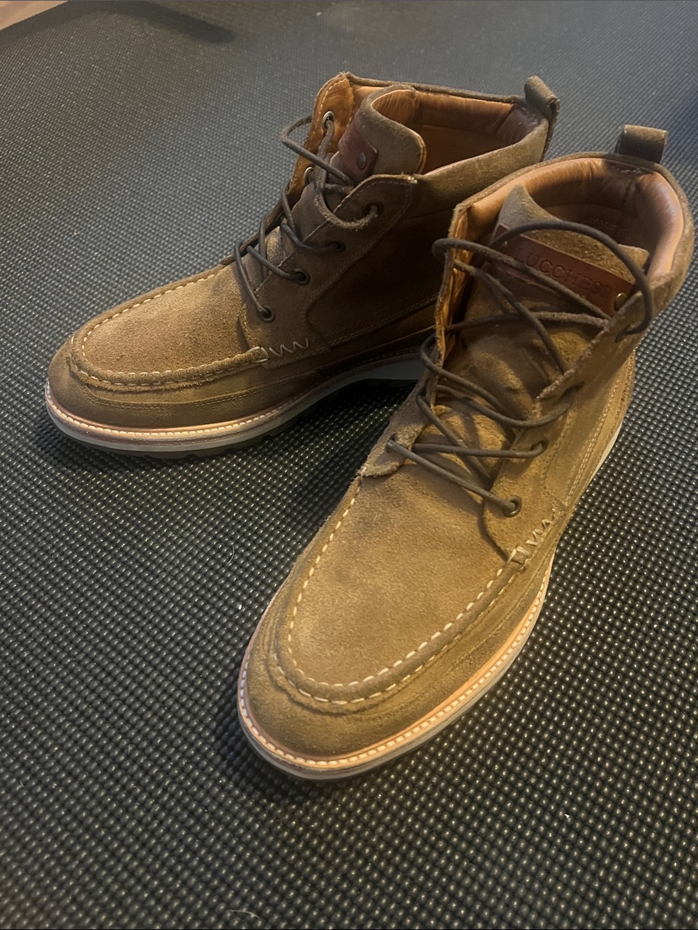 Lucchese Ranger II 5” Men's Brown Suede Lace-Up Boot - Casual Outdoor Style